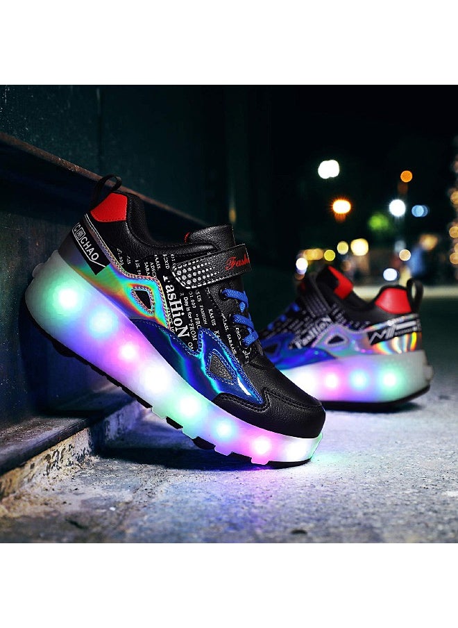 Mi VAZA Kid Roller Skates Shoes - Sneakers with LED Light - Two Removable Wheels - Built-in Rechargeable Battery - Gifts for Children  - Image 5