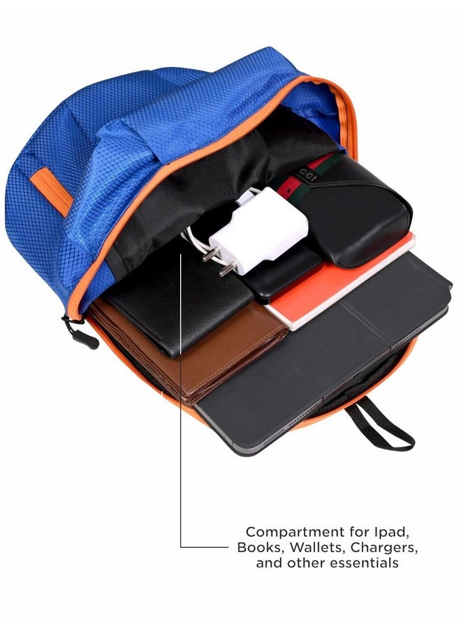 Murano Murano Louis 10ltr Small Casual day backpack/Office Bag | Travel Bag | School Bag | College Bag | Versatile bag For Men & Women |For Girl & Boy (Royal Blue)  - Image 2
