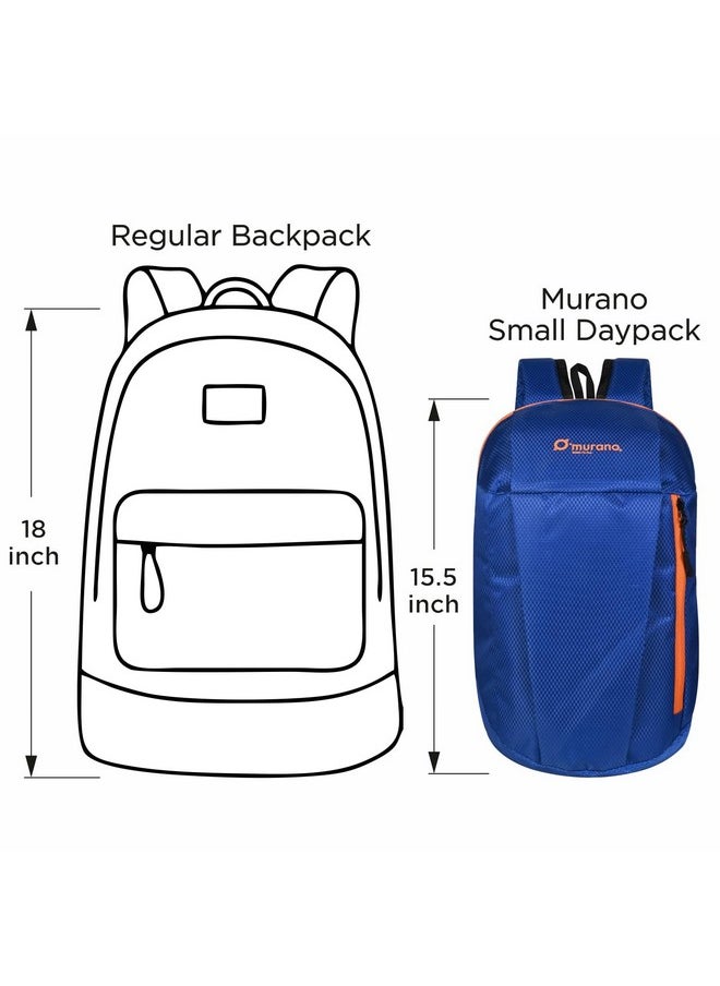 Murano Murano Louis 10ltr Small Casual day backpack/Office Bag | Travel Bag | School Bag | College Bag | Versatile bag For Men & Women |For Girl & Boy (Royal Blue)  - Image 4