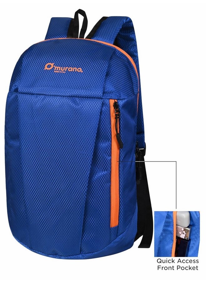 Murano Murano Louis 10ltr Small Casual day backpack/Office Bag | Travel Bag | School Bag | College Bag | Versatile bag For Men & Women |For Girl & Boy (Royal Blue)  - Image 3