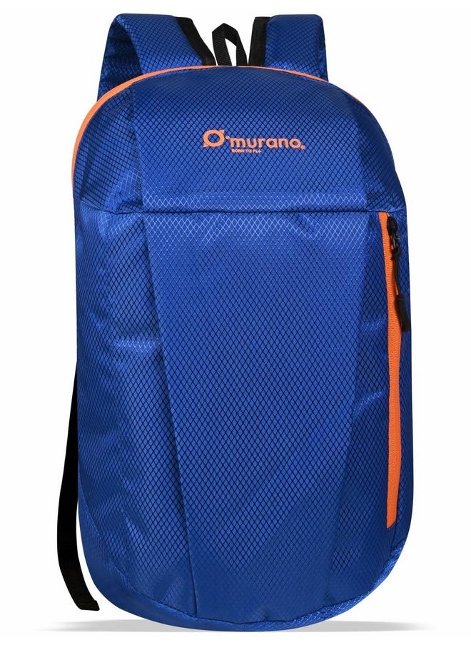 Murano Murano Louis 10ltr Small Casual day backpack/Office Bag | Travel Bag | School Bag | College Bag | Versatile bag For Men & Women |For Girl & Boy (Royal Blue)  - Image 1