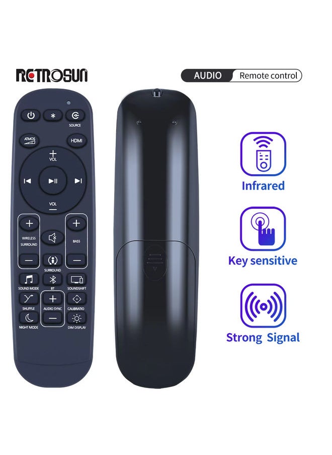 OMETTER - New Remote Control for JBL Bar 9.1 Bar 5.1 Bar 5.0 Bar 3.1 Bar 2.1 2.0 Soundbar System Studio JBLBAR913DBLKAM JBL2GBAR51IMBLKAM - Image 1