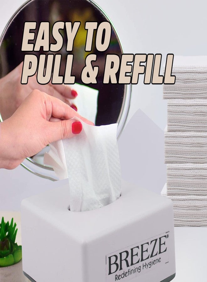 BREEZE BRE037 2Ply Facial Tissue Soft Wipe & Disposable For Kitchen, Cars, Office & Home Use (5 Refills, 300 Pieces, Rectangular Box) - Image 4