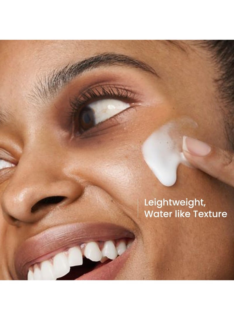 HYPHEN 1% Hyaluronic Ultra Light Water Sunscreen SPF 50 PA ++++ | Broad Spectrum & Blue Light Protection | No White Cast | 5% Antioxidants Niacinamide Vitamin E | Korean Sun cream | 50ml - Image 3