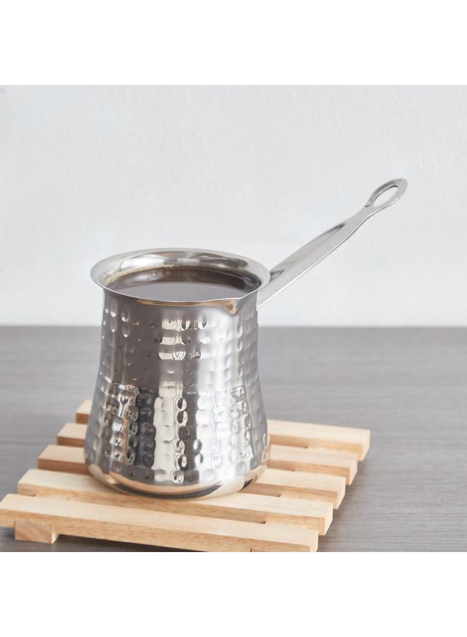 Shine Hammered Stainless Steel Coffee Warmer 600 Ml - Image 1