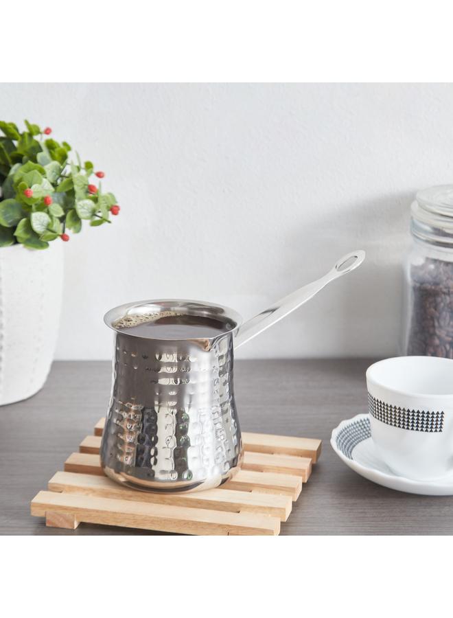 Shine Hammered Stainless Steel Coffee Warmer 600 Ml - Image 5