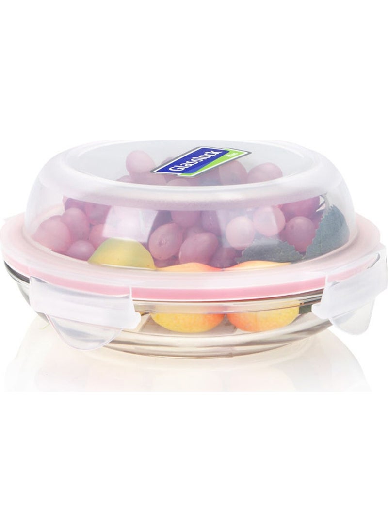 Glasslock Glc024 Plus Round Storage Container (350 Ml) 