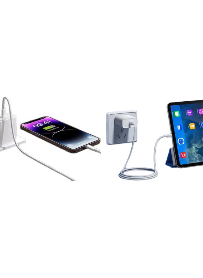 Win Potential Winqian Compatible 2-Meter Extended 100W Charging Cable For Xiaomi, Huawei, Lenovo, Hp, Mechanical Revolution, Apple Laptops, Dual Type-C Data Cable For Phones And Tablets - Image 1