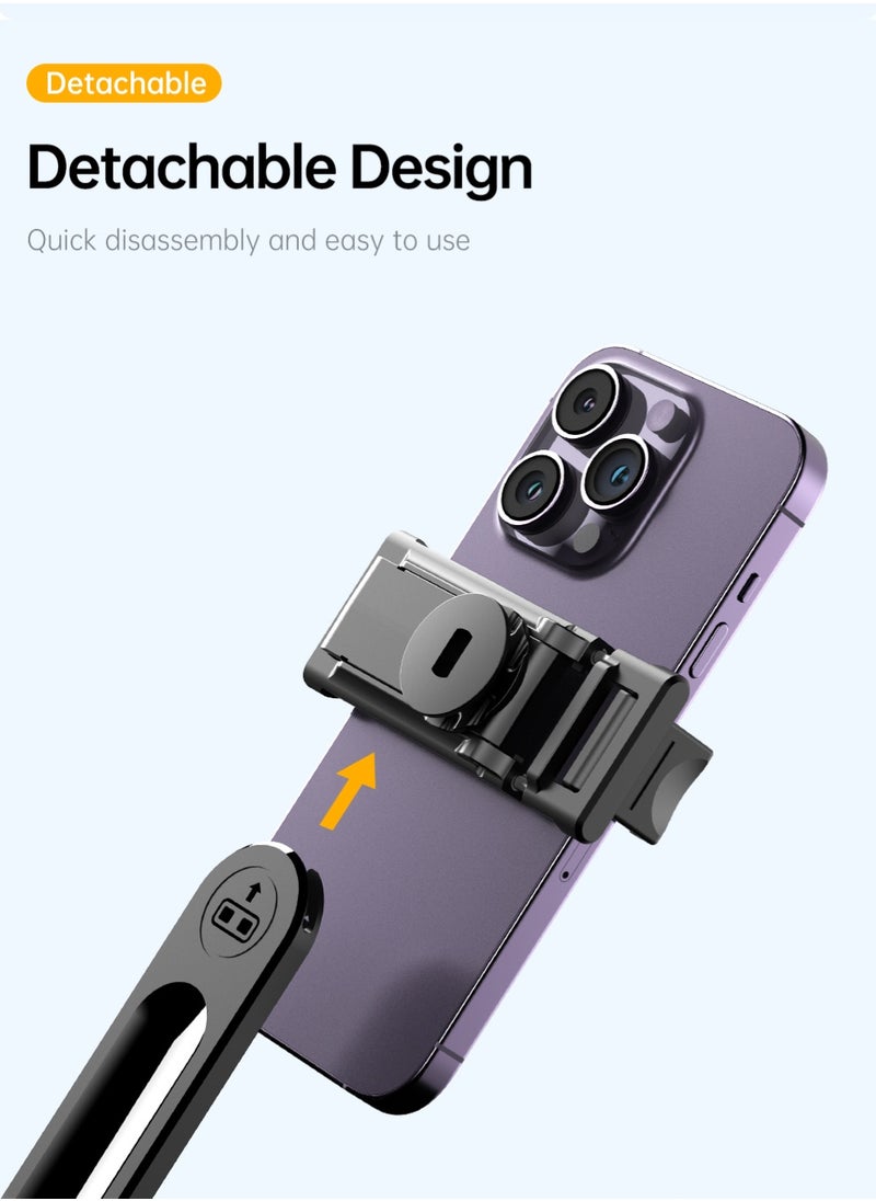 1.35m, Advanced portable telescopic photographic tripod, 360° rotation, with 9 levels of fill light, horizontal, vertical and aerial photography