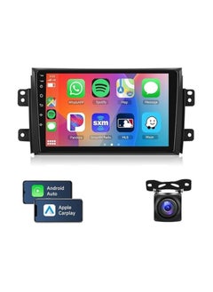 Android Car Stereo for Suzuki SX4 2006-2013 2GB RAM 32GB ROM Support Carplay, Mirror Link Wi-Fi BT, Radio GPS Navigation, 9 Inch IPS Touch Screen with AHD Camera Included
