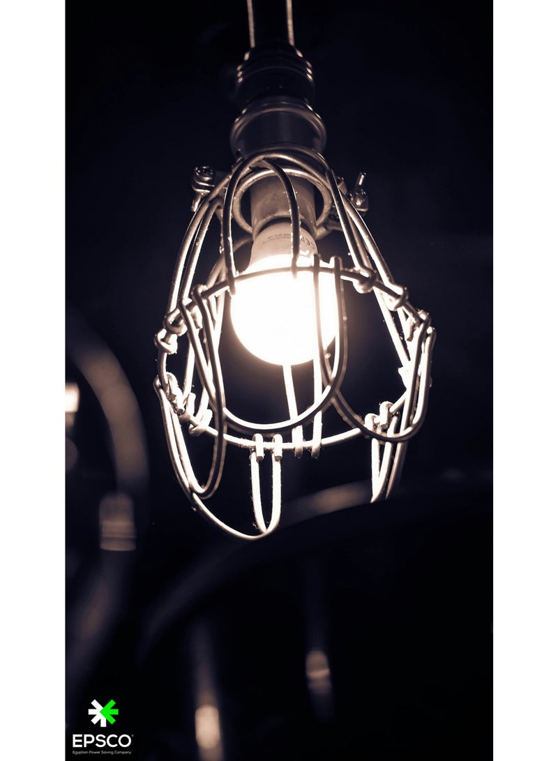 EPSCO Bulb 9 Watt, - 900 Lumens - Cat A+ aluminum cooler agent - PF 0.95 - White - E27 - Image 3