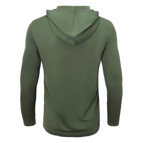 LeeHanTon 5 Pack UPF 50+ Fishing Shirts for Men, Long Sleeve UV Sun Protection Athletic Hoodie, Outdoor Workout Hiking Running Swimming Rash Guard Tee Shirts 2XL - Image 5