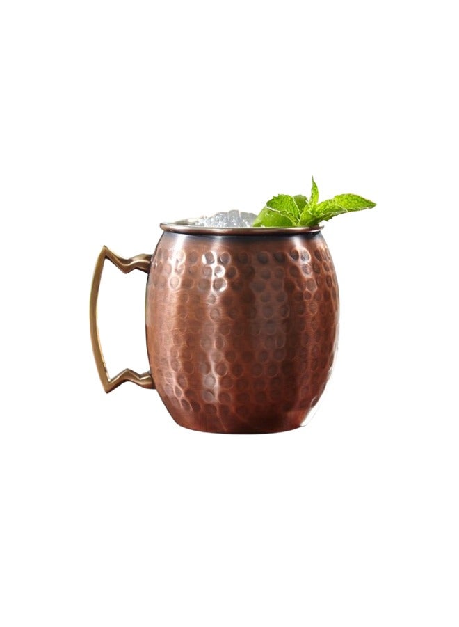 Copper Plated Moscow Mule Mug with Antique Finish, (15oz/45cl) 