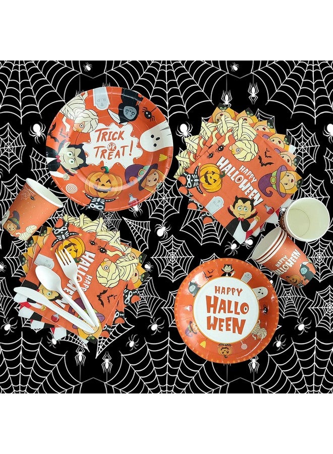 ATFUNSHOP Halloween Tablecloth Plastic 4PACKS 54 X 108 Rectangular Black Spider Web Disposable Table Cover Waterproof Spillproof Table Cloth - Perfect for Halloween Decoration Halloween Dinner Halloween Party - Image 4