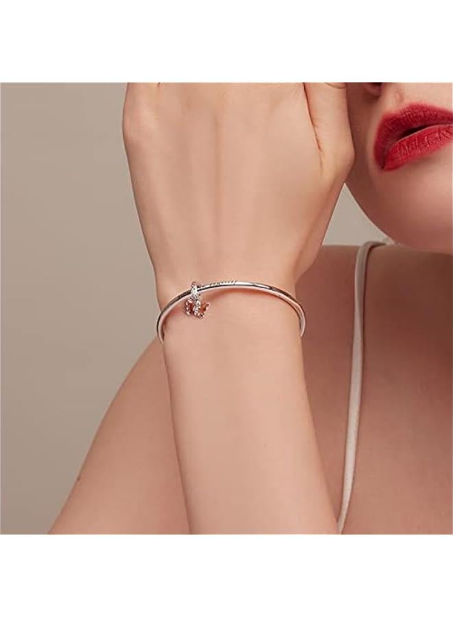 Arabest erfly Dragonfly Cat Charm for Bracelet Cute Animal Collection Bead & Charm for Women Girls 925 Sterling Silver Pendant & Dangle Charm Jewelry for Bracelet and Necklace - Image 2