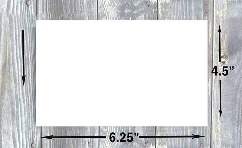 Hamilco White Cardstock Thick Paper - Flat 4.5" X 6.25" A6 Blank Index Flash Note & Post Cards - 80 lb Card Stock for Printer - 100 Pack (Bright) - Image 3