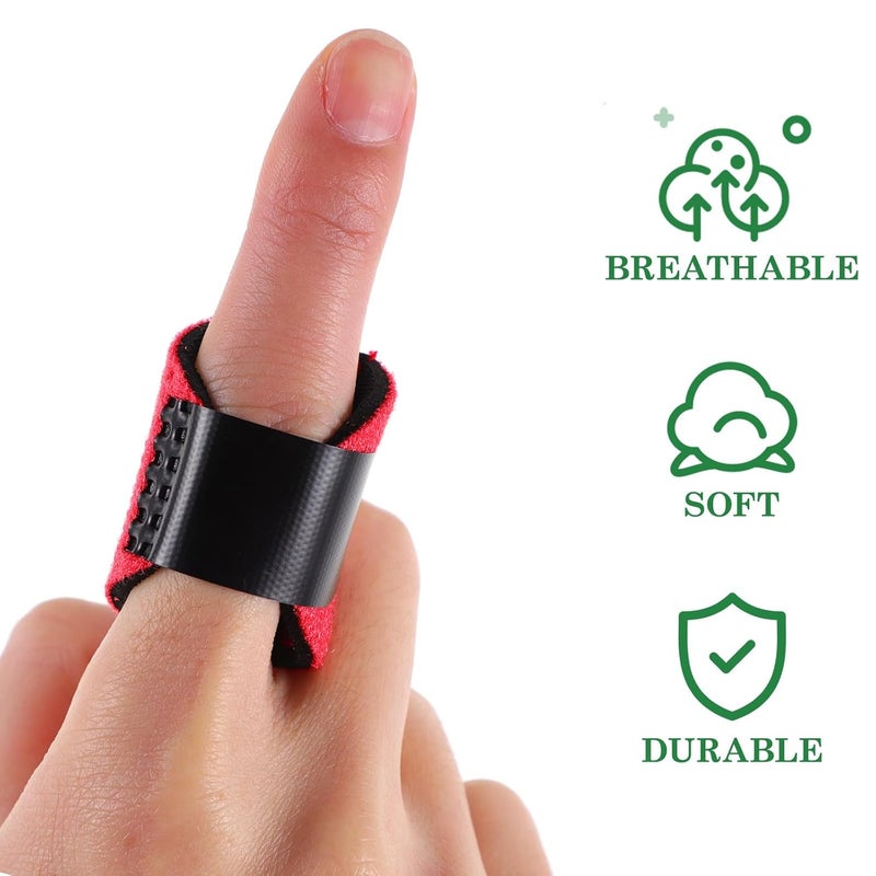 Levemolo 5pcs Finger Splint Brace Band for Finger Support and Rehabilitation for Joint and Injury Small Size Multi-color for Home and Outdoor Use - Image 3