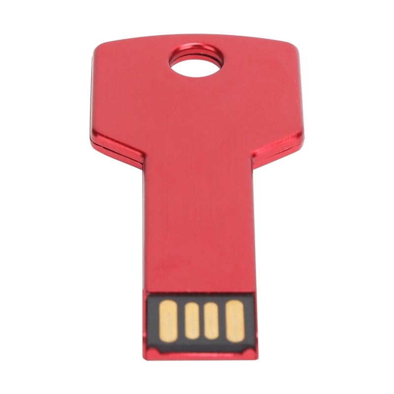 USB Flash Drive 64GB: Aluminum Alloy Key Shape - Sturdy Durable Fast Transmission U Disk for Home Car Computer Use - Image 3
