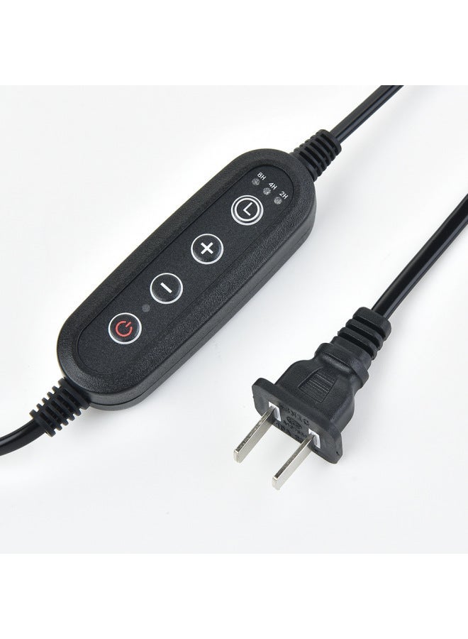 Aroma Lamp Wax Melting Plant Disinfection Timing Dimmer Switch Line 110V 220V Universal-Color:National Standard 2*0.5 Square Japanese Edition 1.8m Black/White  - Image 3