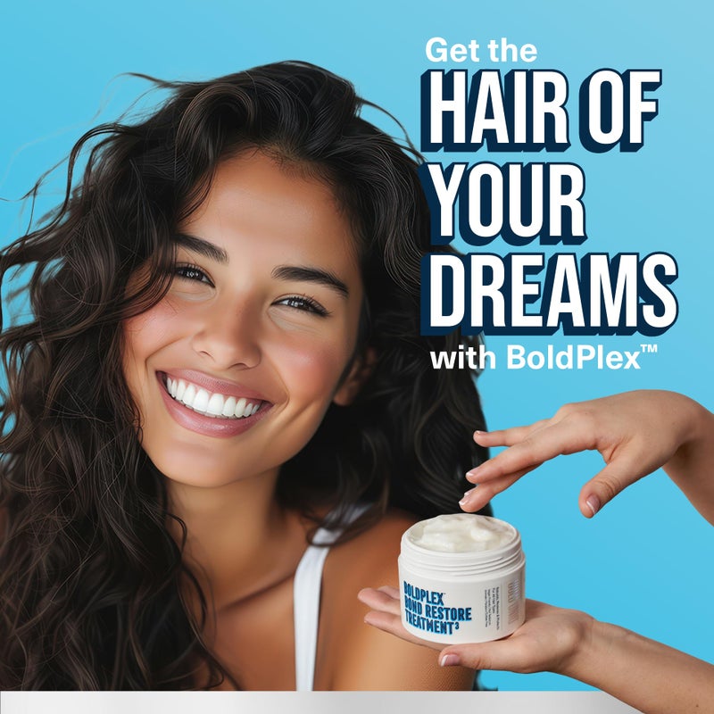 BOLD UNIQ BoldPlex Hair Mask - Bond Restore Treatment for Dry, Damaged Hair - Helps Repair & Nourish Curly, Bleached, or Frizzy Hair - Includes Rosemary Oil for Hair Growth - 6.76 Fl Oz - Image 2