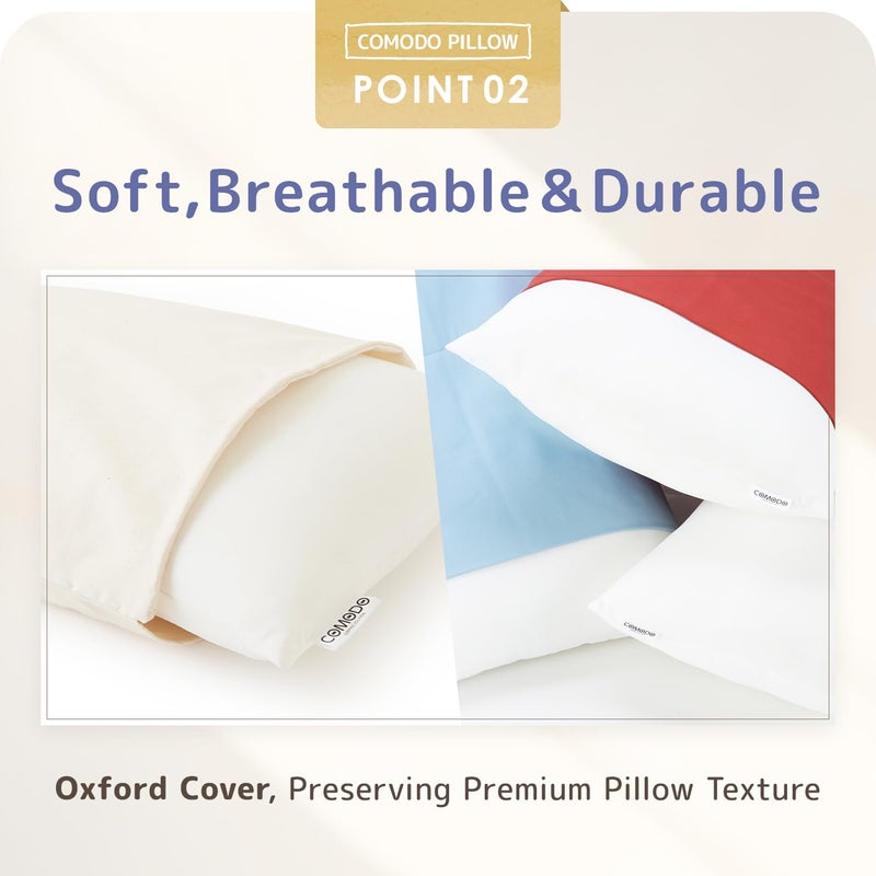 COMODO غطاء وسادة الجسم كومودو بسحاب (صنع في اليابان / 63 × 20 بوصة (160 × 50 سم) / أسود) وسادة داكيمakura (أنمي / أمومة) 100% قطن CMC9000R - قابل للغسل - Image 4