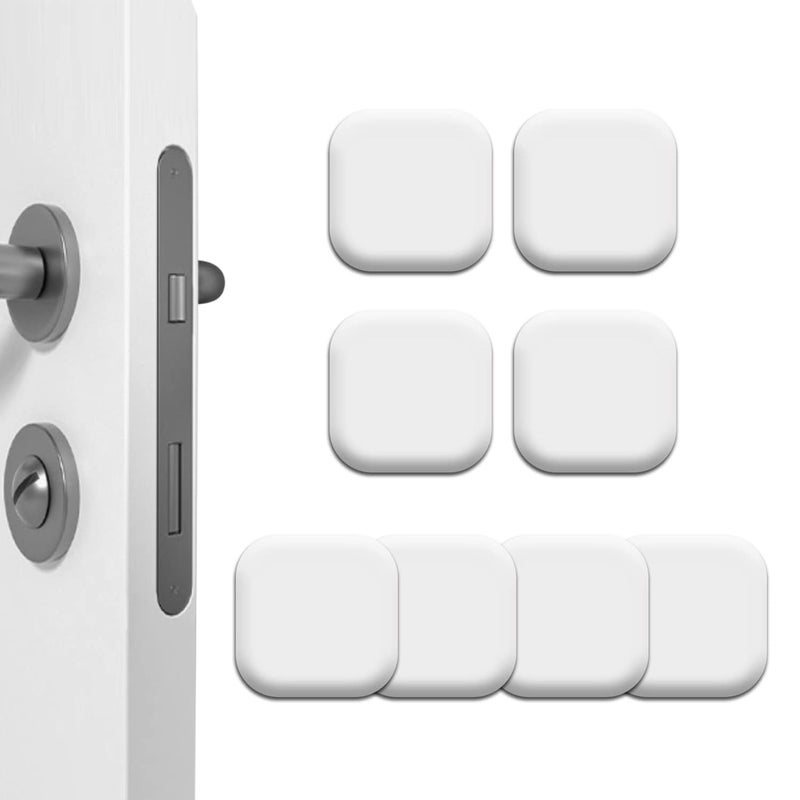 COOFANDY 4Pcs AntiCollision Stickers Wall Protector Silicone Gel Door Knob SelfAdhesive Door Handle Stopper Bumper for Home Office Wall DropShipping Silencer Anti Door Slam Reusable - Image 1