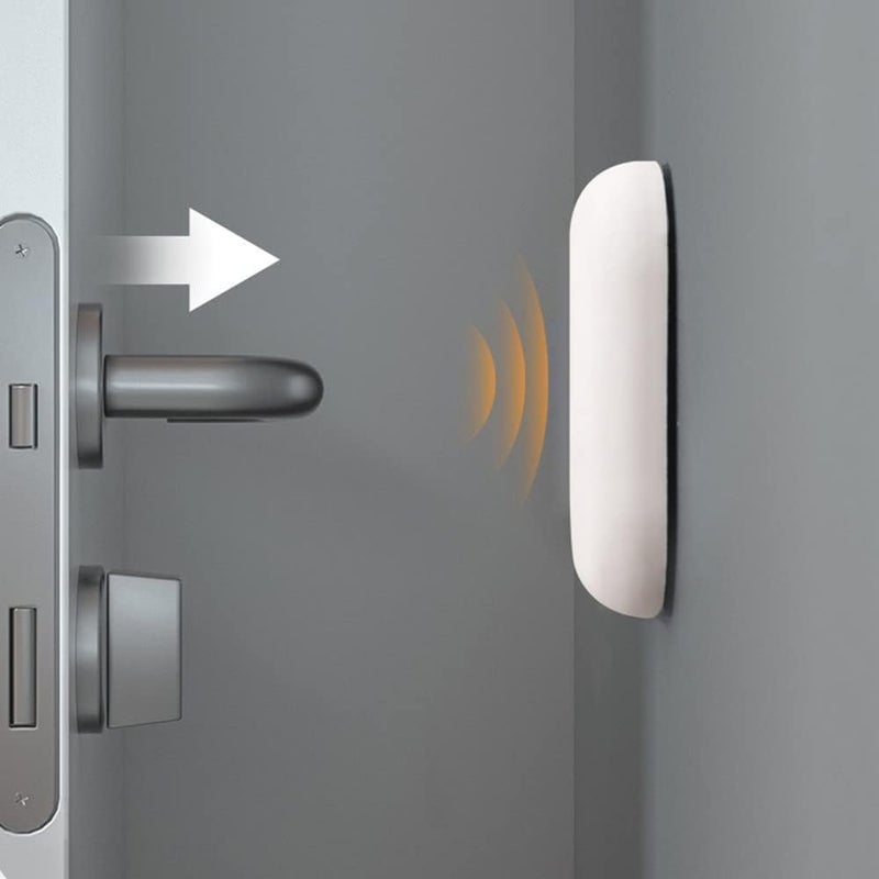 COOFANDY 4Pcs AntiCollision Stickers Wall Protector Silicone Gel Door Knob SelfAdhesive Door Handle Stopper Bumper for Home Office Wall DropShipping Silencer Anti Door Slam Reusable - Image 4