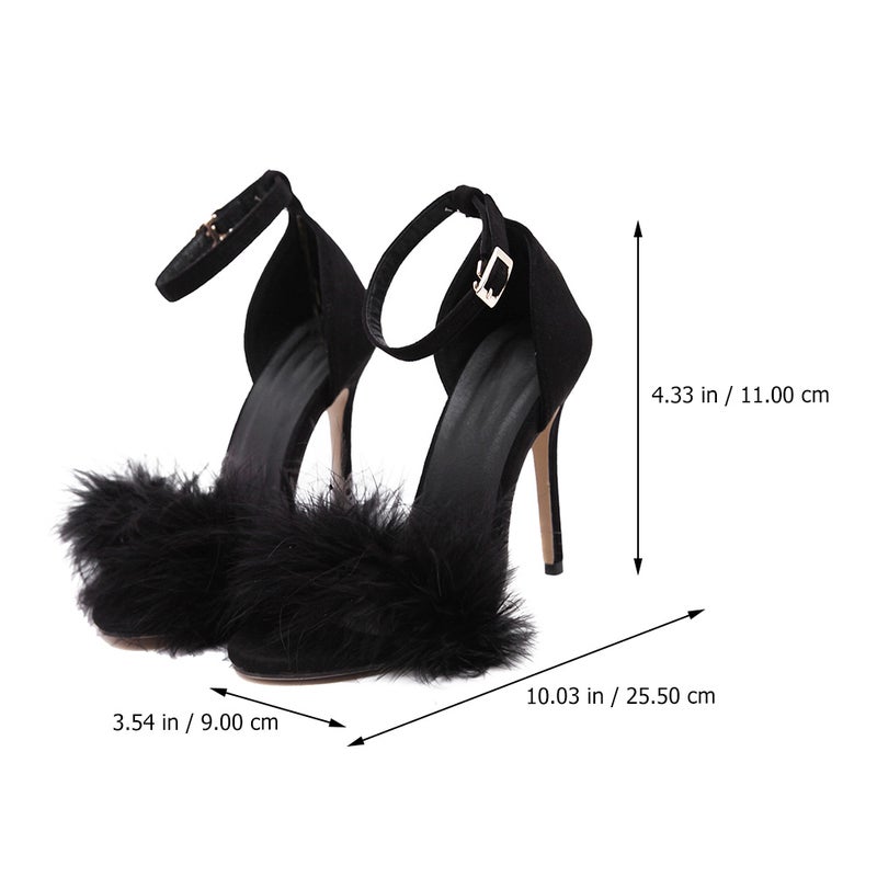 2 Pairs of Delicate Sandal Chic Heels Fashion Female Women Casual Shoes - Image 4