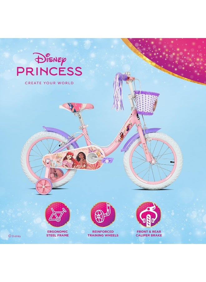 Spartan Spartan 16" Disney Princess Magical Kids Bicycle  - Image 5