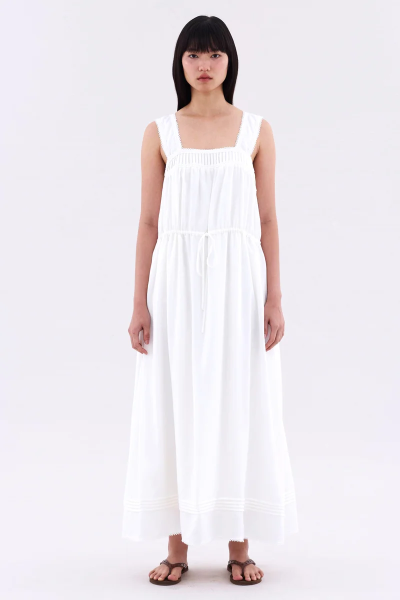 ذا اديتورز ماركت Marisol Square-Neck Relaxed Dress