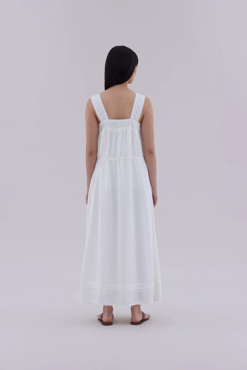 ذا اديتورز ماركت Marisol Square-Neck Relaxed Dress