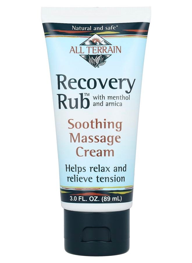All Terrain Recovery Rub Soothing Massage Cream 3 fl oz (89 ml) 