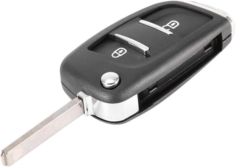 2 Button Remote Key Case Shell Cover Fit for Citroen C2 C3 C4 C5 C6 C8 – Replaces OE CE0536 – Durable ABS Material Type B Key Fob Housing for Damaged or Worn Keys (Seats Without Slots) - Image 5