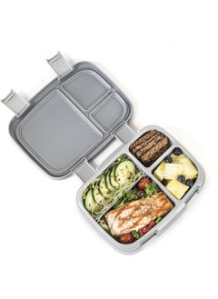 Fresh 3 Compartment Lunch Box Grey - pzsku/Z97EA0B6760BB346B19DCZ/45/_/1734417415/a40597b1-d7f1-4c4f-aa87-a19ead8b879a