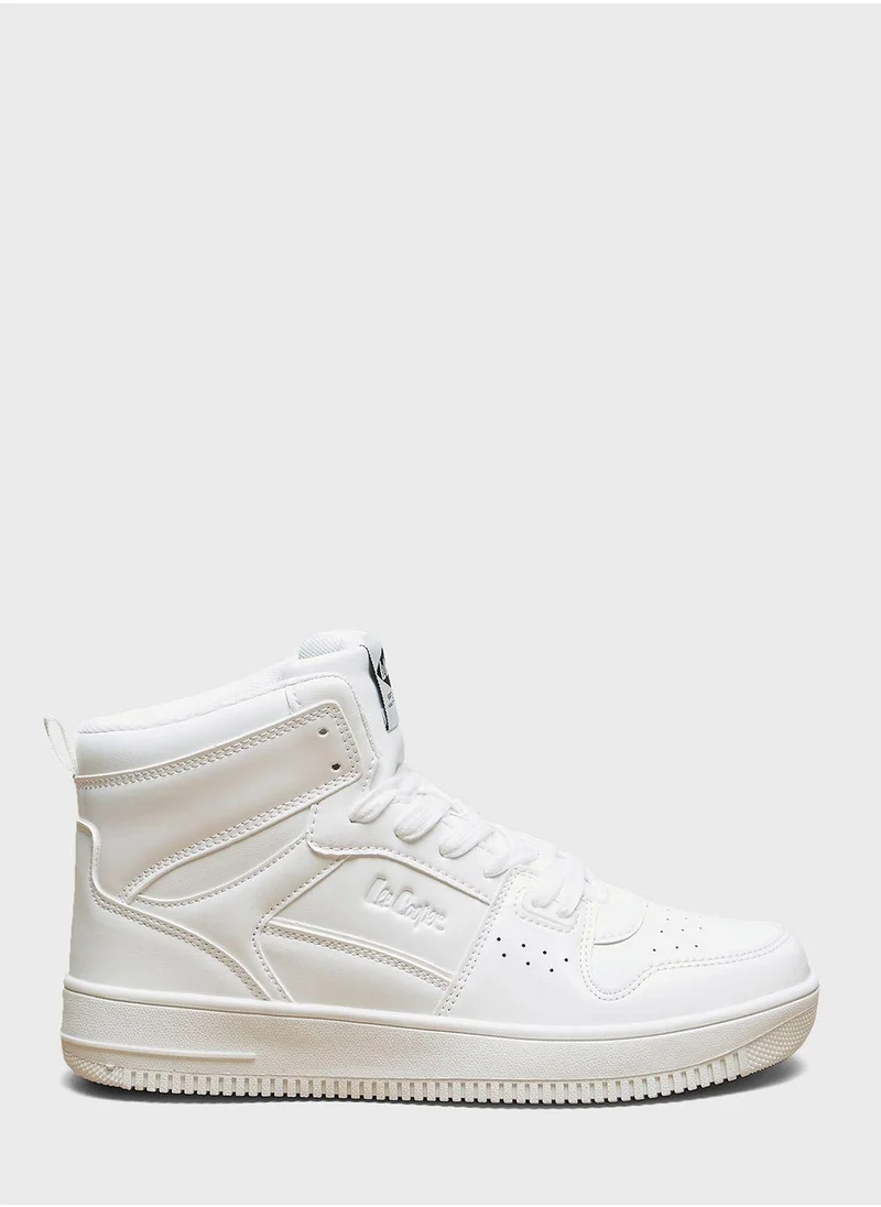 لي كوبر Lace Up High Top Sneakers