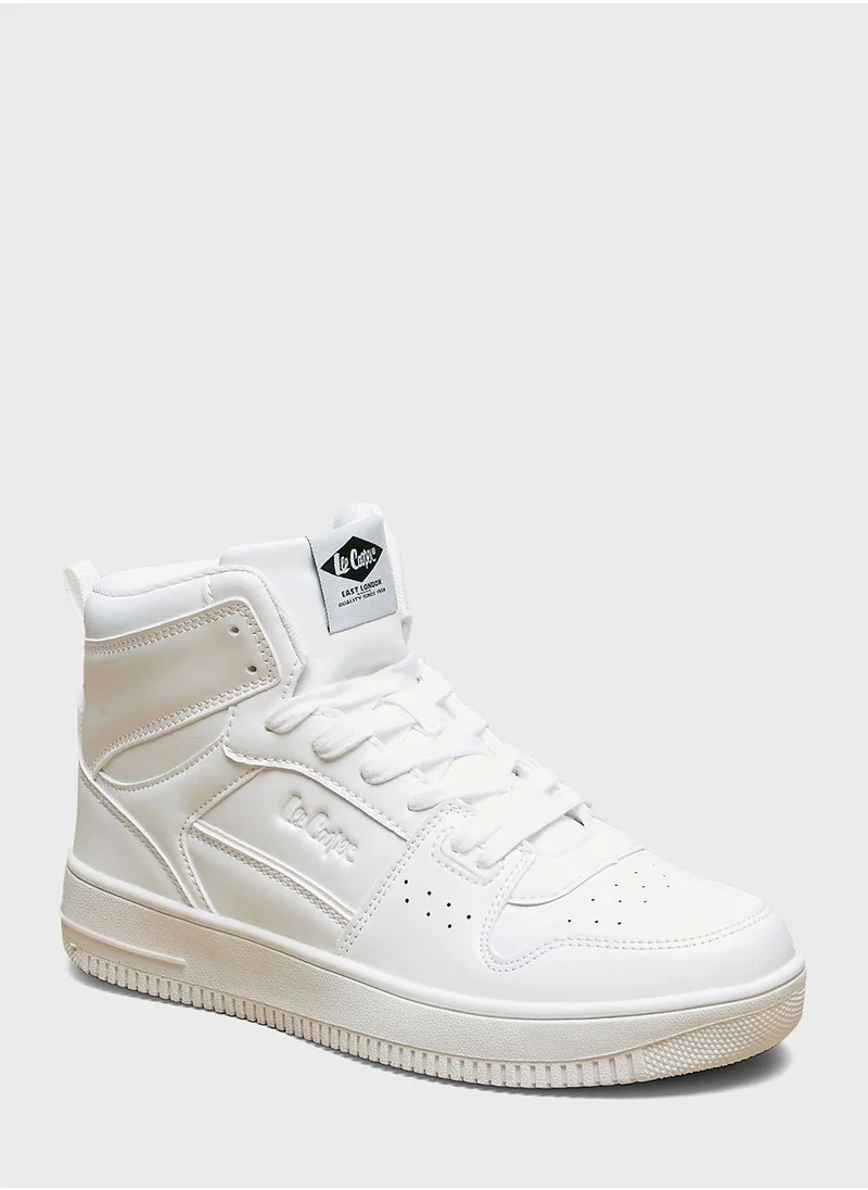 لي كوبر Lace Up High Top Sneakers