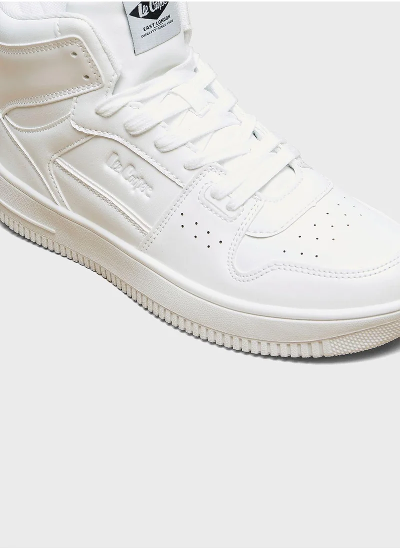 لي كوبر Lace Up High Top Sneakers