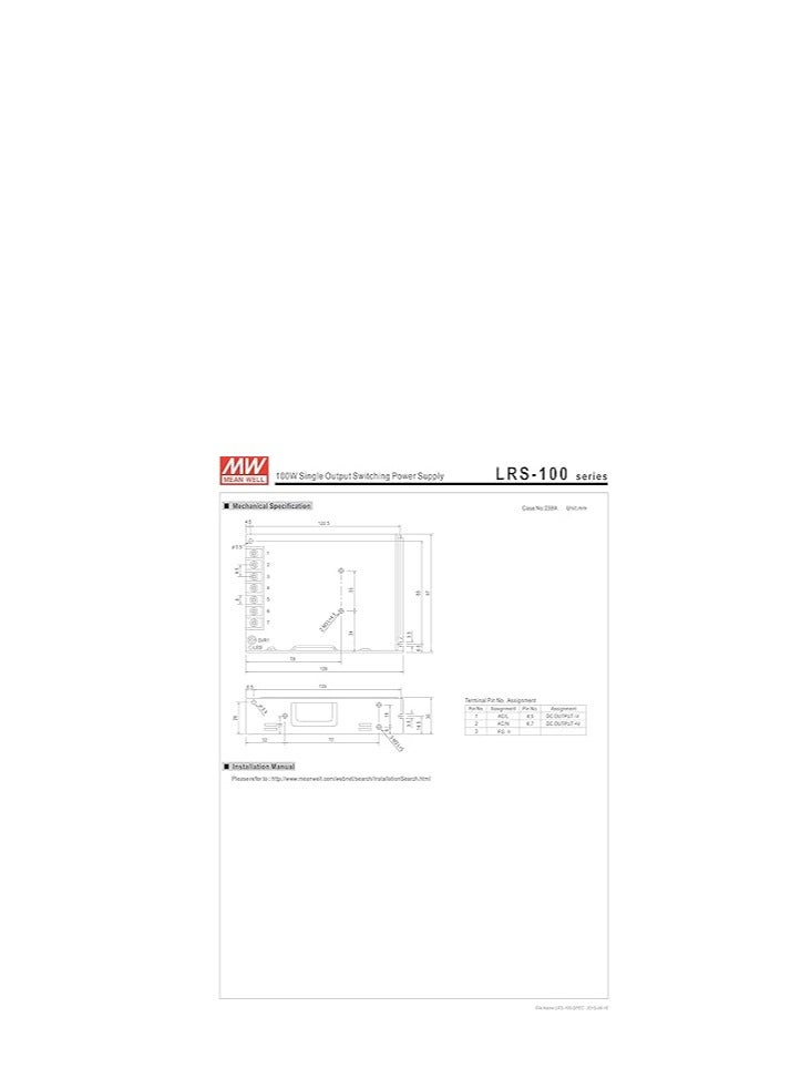 Meanwell Mean Well LRS-100-24 - Image 2