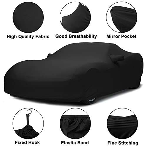SPORTULI Indoor Car Cover Replace for 1998-2025 Porsche 911 (991/992/996/997 Series), Luxurious Soft Stretch Satin Custom-fit Indoor Car Cover for Dust-Proof, Underground Garage, Car Show (911) - Image 2