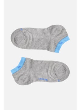 Mısırlı Egyptian Women's Cotton Single Koncu Colorful Gray Summer Booties Socks M 70201 G  - Image 2