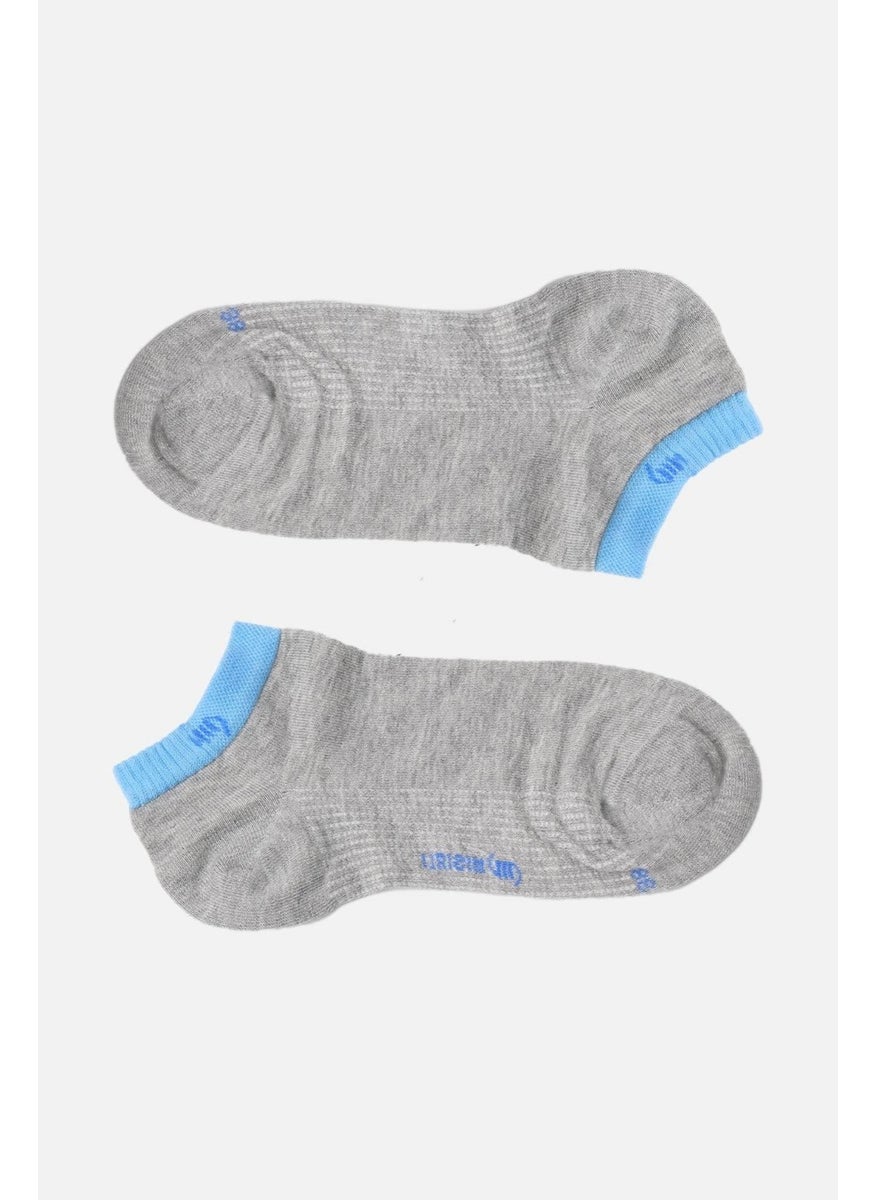 Mısırlı Egyptian Women's Cotton Single Koncu Colorful Gray Summer Booties Socks M 70201 G  - Image 2