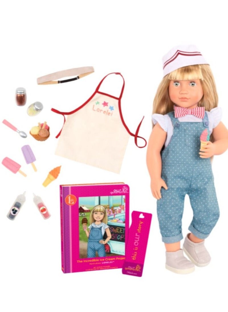 Our Generation Lorelei - 18-inch dairy farmer doll  - Image 4