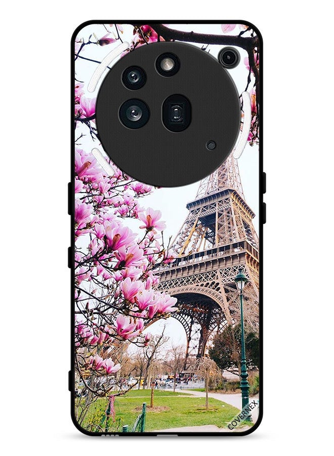Covernex Nothing Phone (3a) Pro Protective Case Cover Flowers & Eiffel Tower - Image 1