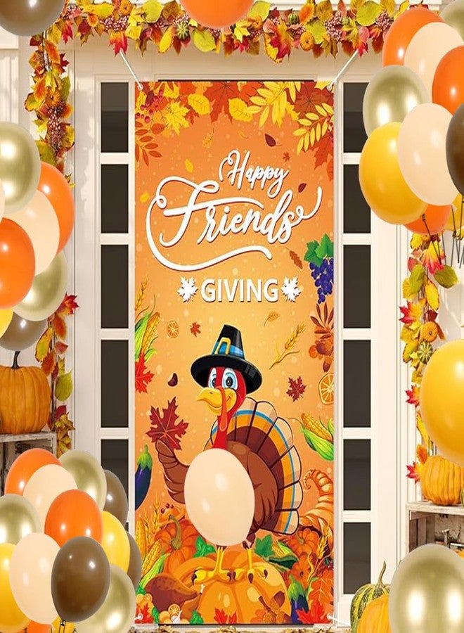 duile Autumn Theme Balloons - Orange, Yellow, Gold for Baby Shower, Birthday, Wedding, Thanksgiving Party Decor - Image 5