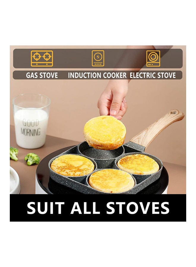 Multicolor Four Hole Pancake Pan 14 by 7.5 by 1 Inch - Image 4
