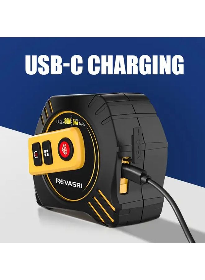262ft 80m Digital Laser Tape Measure 2 In 1 Tool For DIY Woodworking And Renovation - Image 5