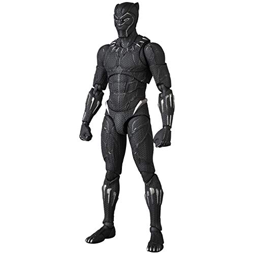 Medicom MAFEX Mafekkusu No.091 Black Panther Height Approx 160mm Painted Action Figure - Image 3