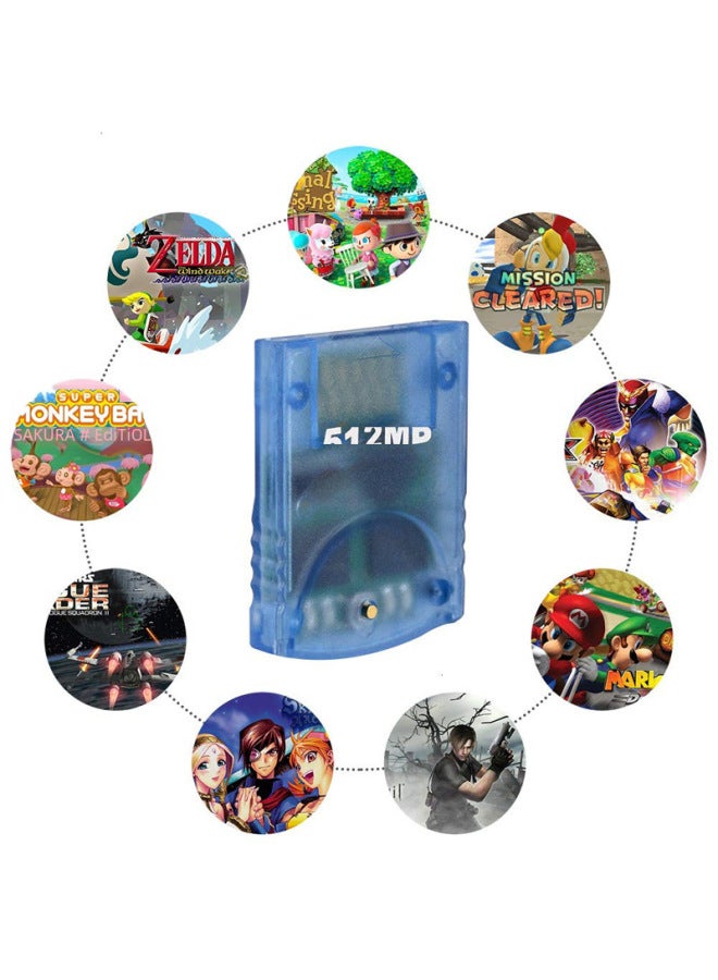 WII Memory Card NGC Memory Card GameCube GC Game Memory Card NGC Memory Card Storage Card-Capacity:64MB -- White (color Card Blister Packaging)  - Image 4