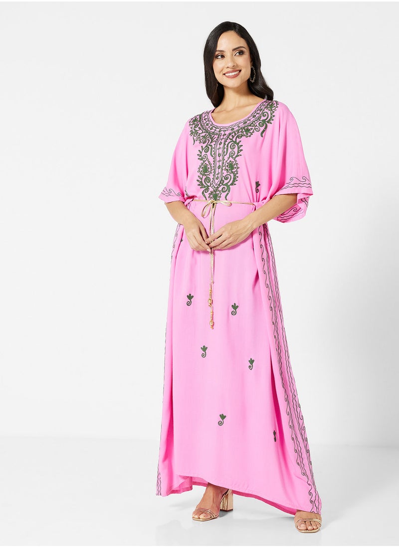 ARABIAN CLOSET EMBROIDERED KAFTAN  - Image 1