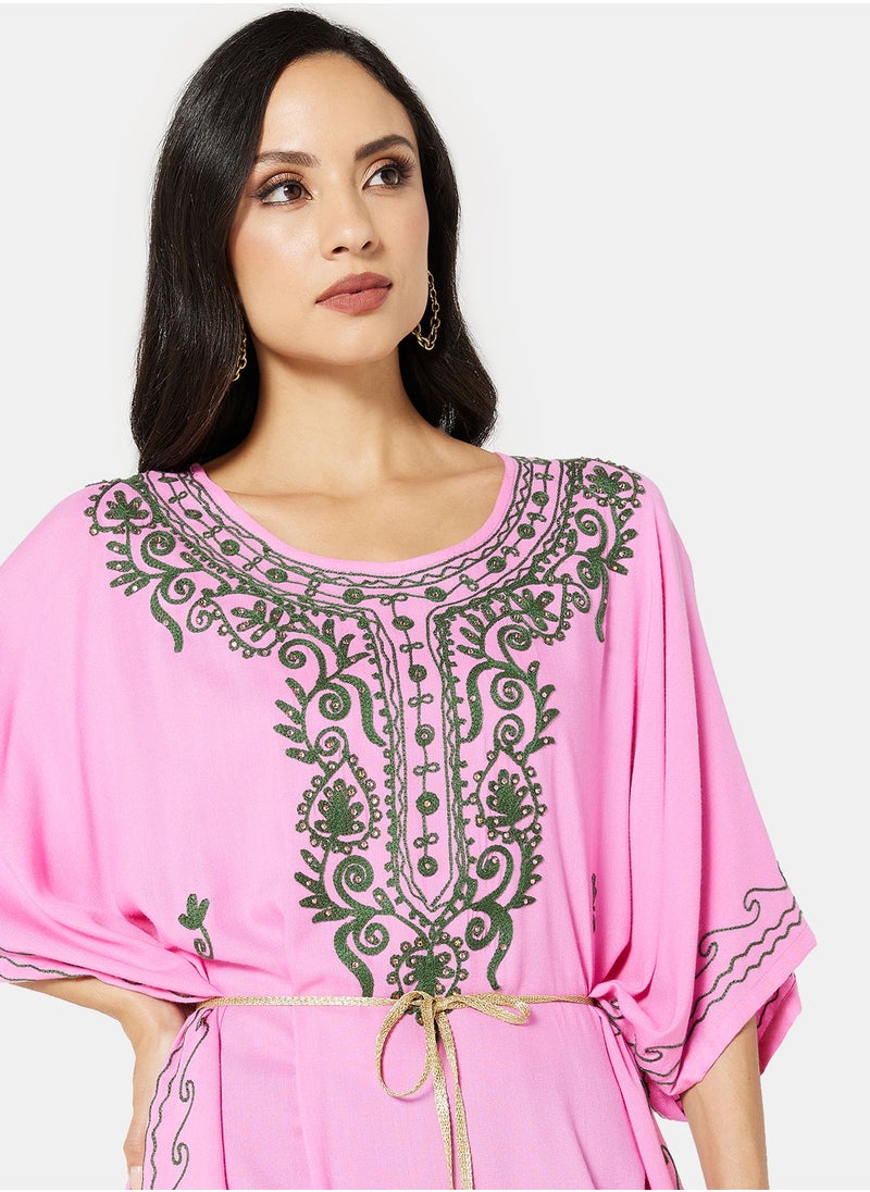 ARABIAN CLOSET EMBROIDERED KAFTAN  - Image 3